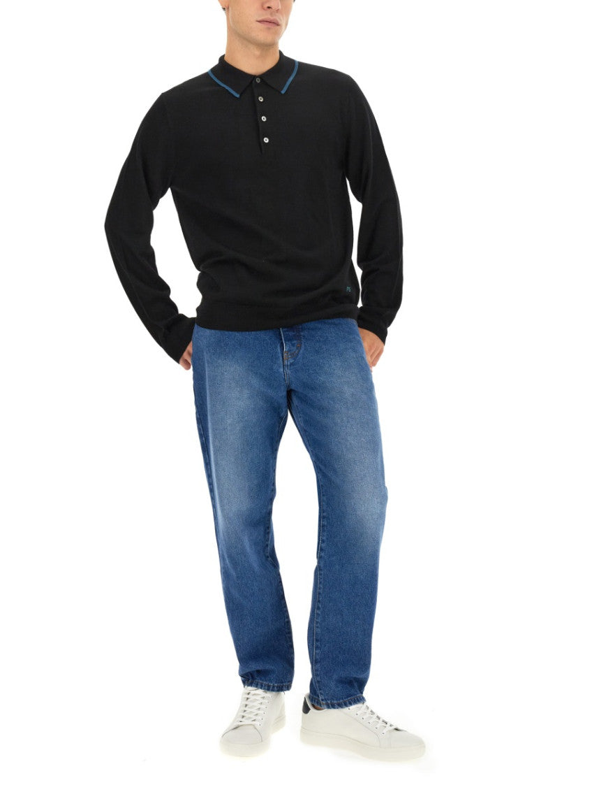 Black Shirt Collar Polo 2