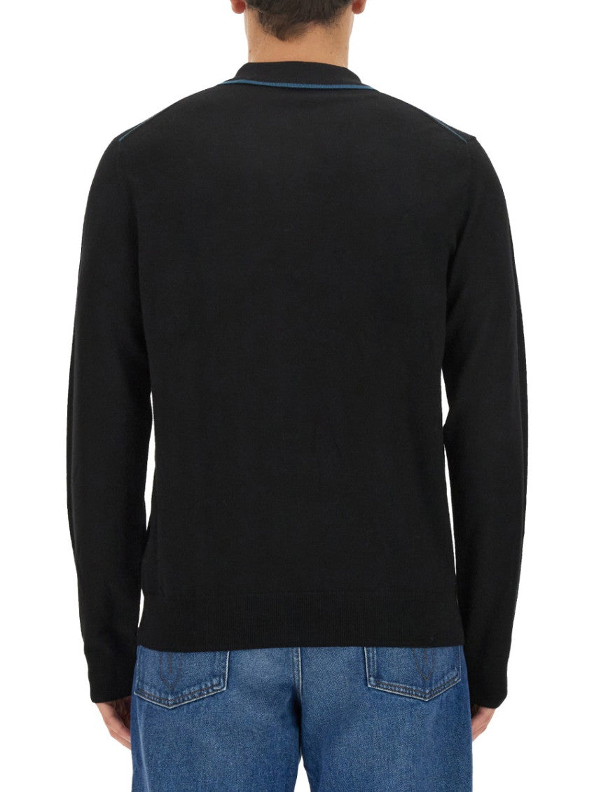 Black Shirt Collar Polo 3