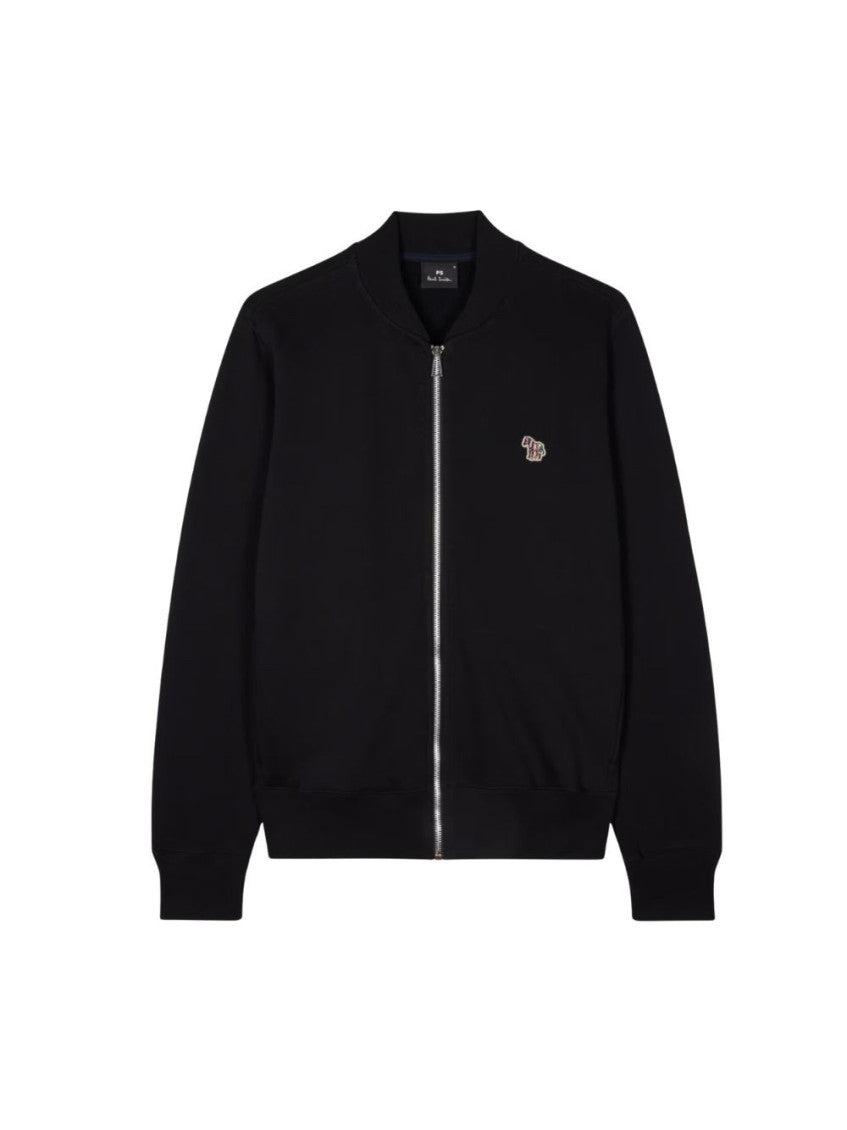 Black Logo Bomber Jacket 1