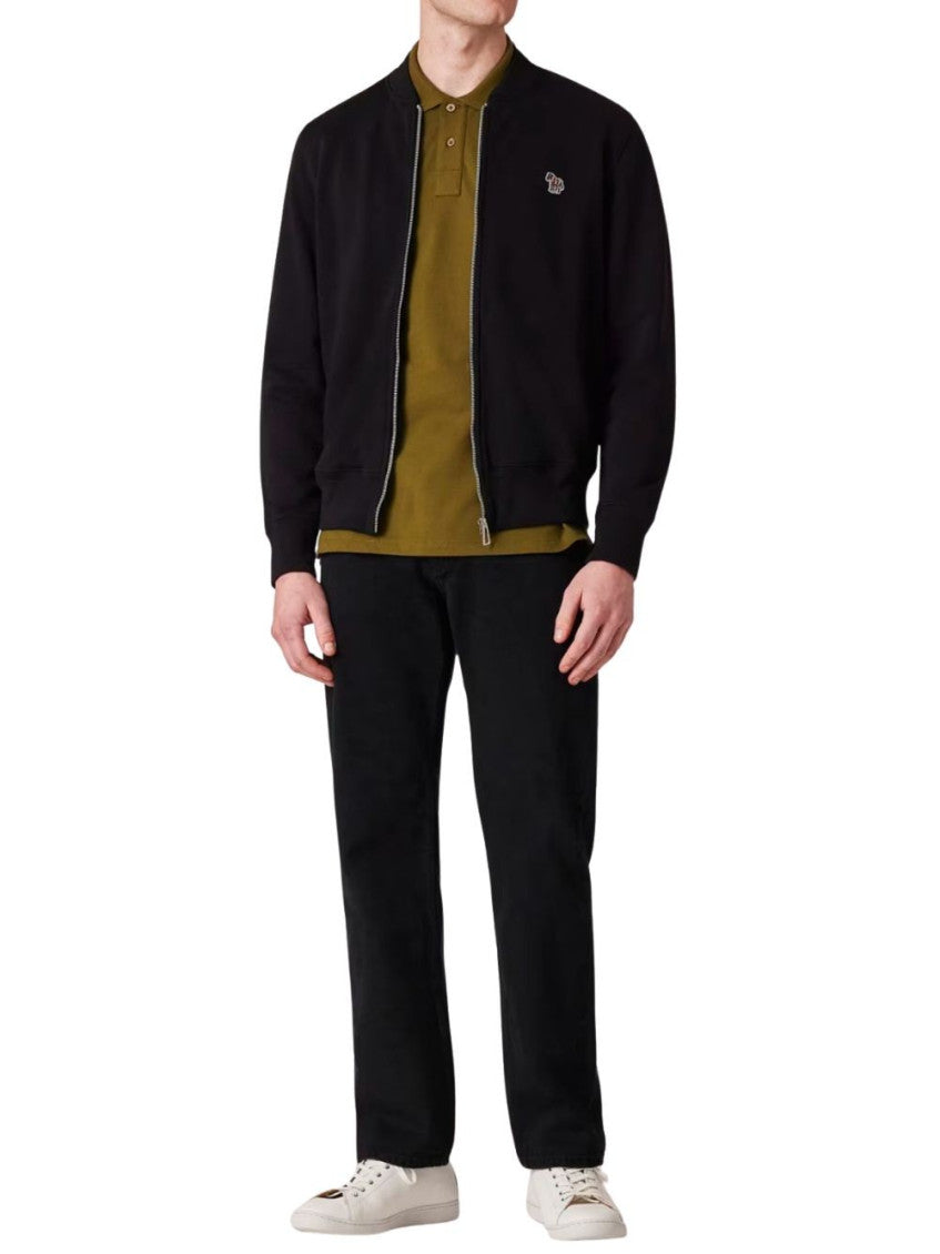 Black Logo Bomber Jacket 3