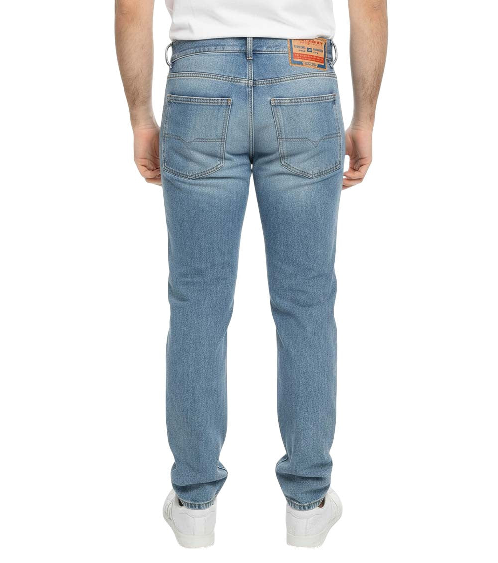 Light Blue Slim Solid Jeans 3