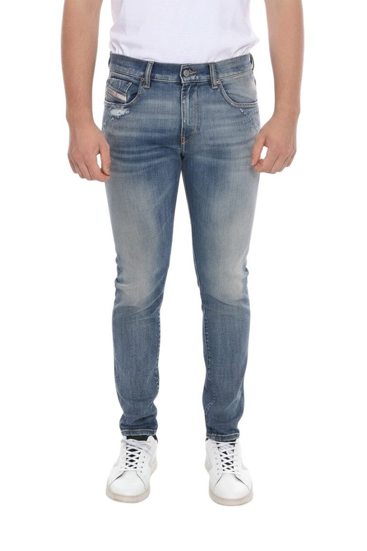 Blue Mid Rise Jeans 1