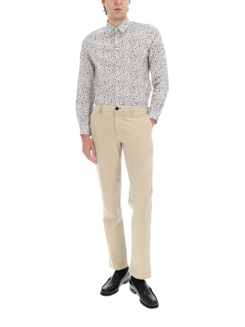 White Regular Printed Shirt 2