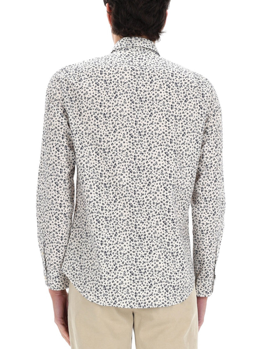 White Regular Printed Shirt 3