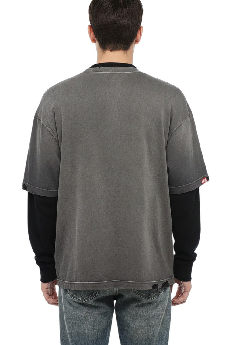 Grey Crew Neck T-Shirt 2