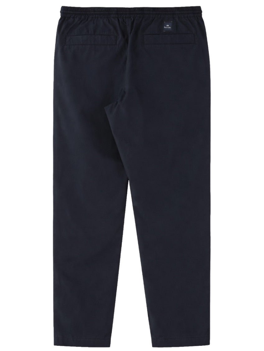 Navy Blue Drawstring Trousers 2