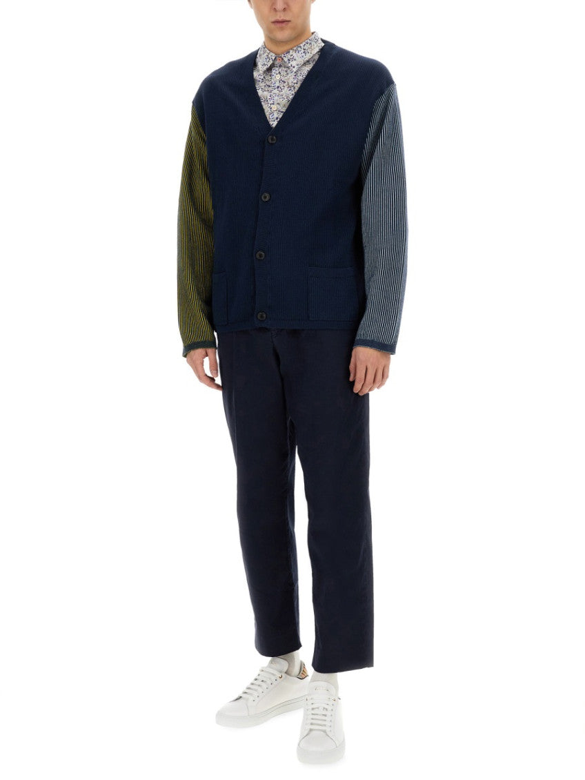 Navy Blue Straight Trousers 2