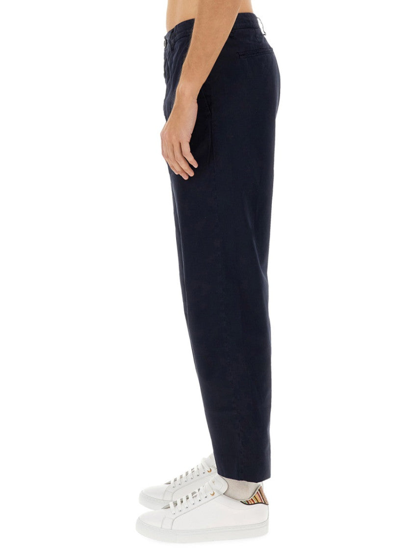 Navy Blue Straight Trousers 4