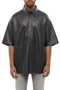 Black Oversized Solid Shirt 1