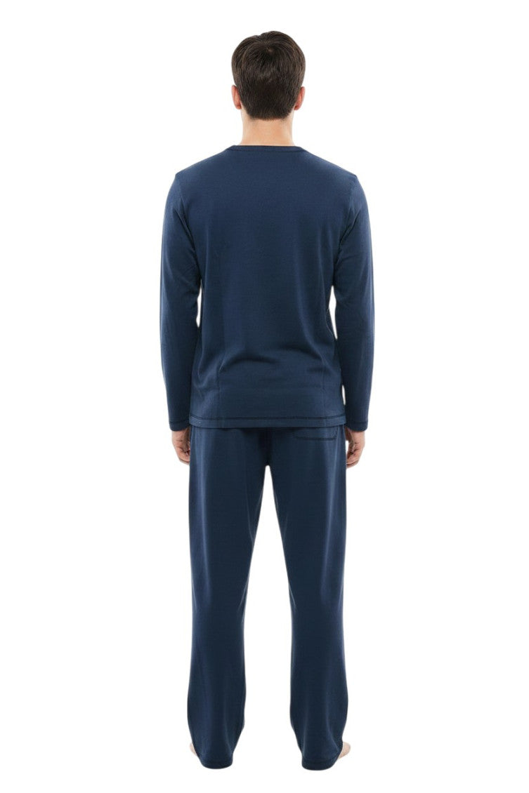 Navy Blue Logo Sleepwear Set 2