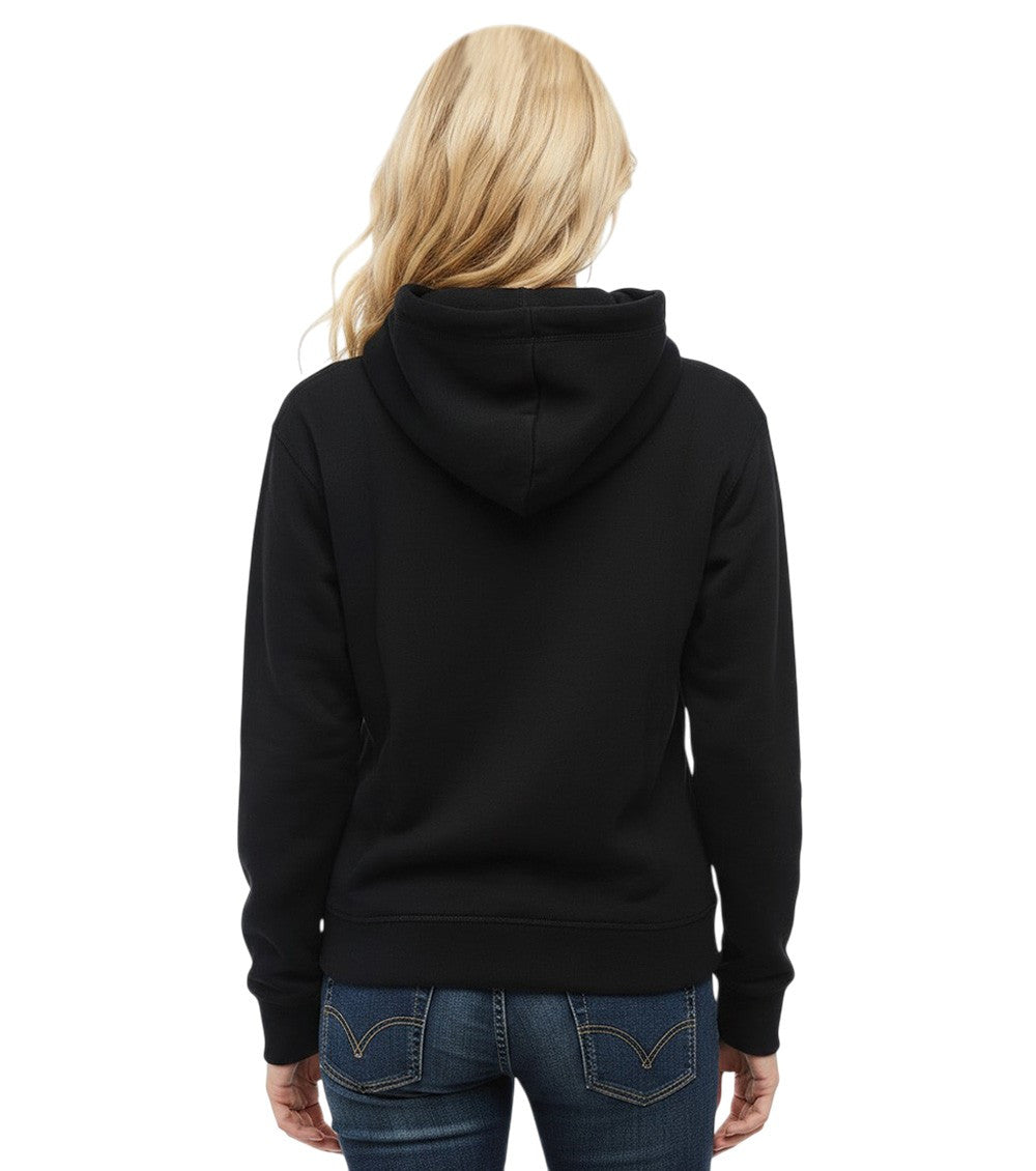 Black Graphic Hood Sweatshirt 2