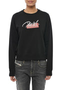 Black Logo Crew Neck Sweatshirt 1