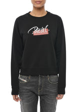 Black Logo Crew Neck Sweatshirt 1