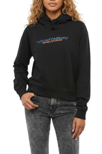 Black Logo Hood Sweatshirt 1