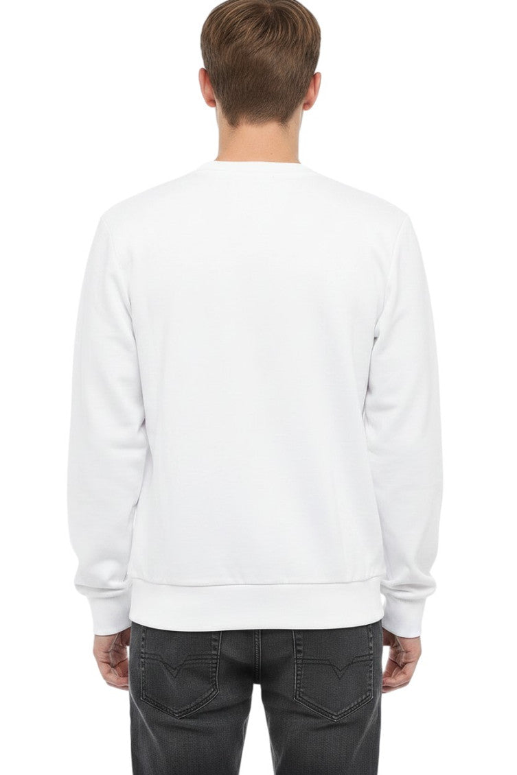 White Crew Neck Sweatshirt 2