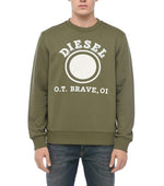 Green Crew Neck Sweatshirt 1
