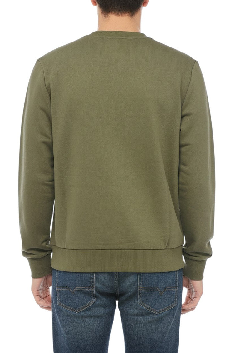 Green Crew Neck Sweatshirt 2