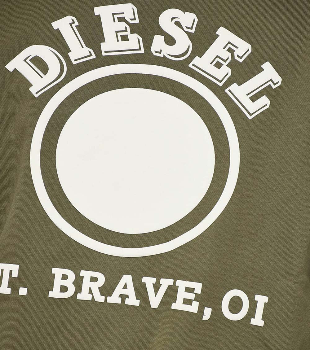 Green Crew Neck Sweatshirt 3