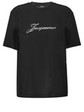 Black Logo Crew Neck T-Shirt 1