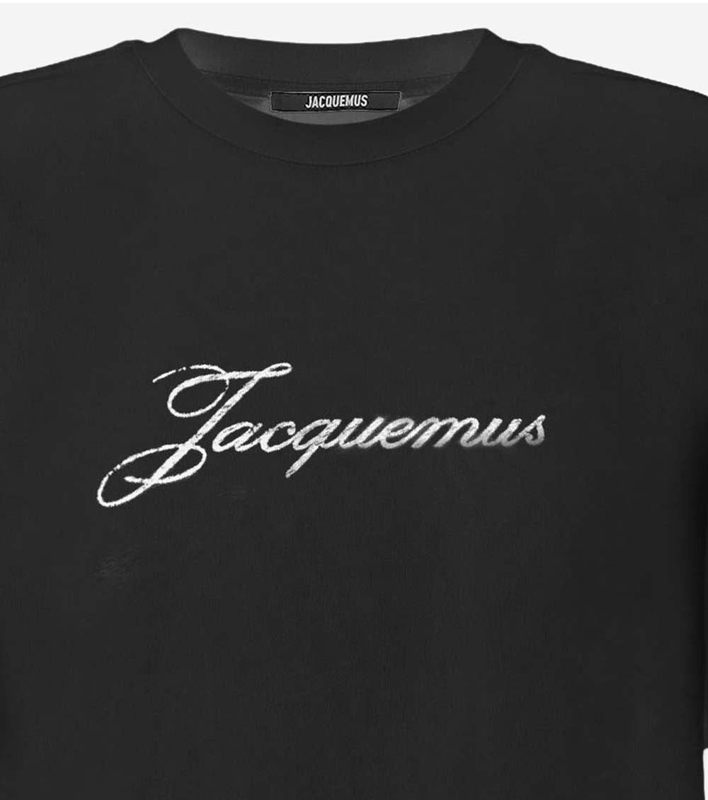 Black Logo Crew Neck T-Shirt 3
