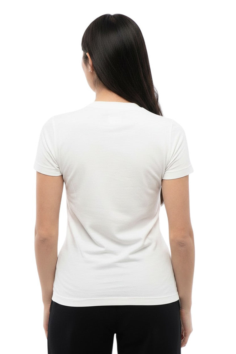 White Graphic Crew Neck T-Shirt 2