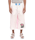 White Logo Swim Shorts 1