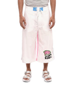 White Logo Swim Shorts 1