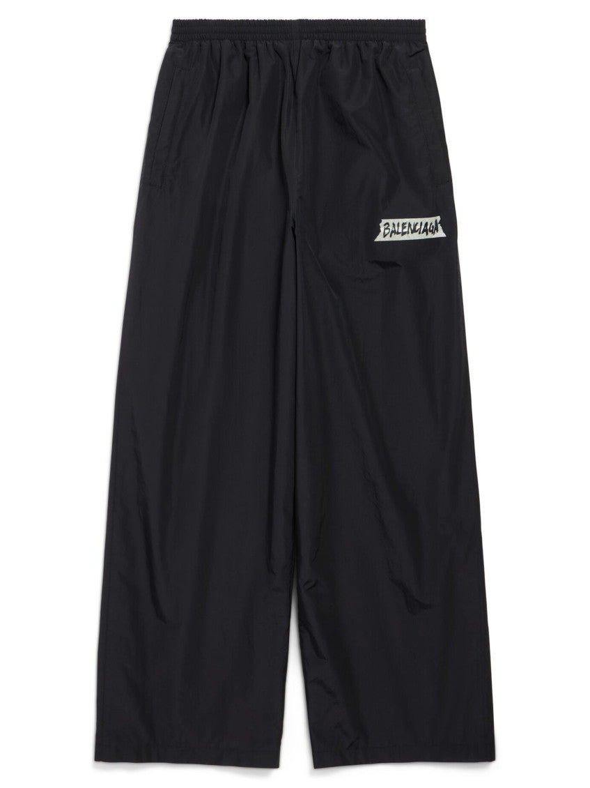 Black Loose Track Pants 1