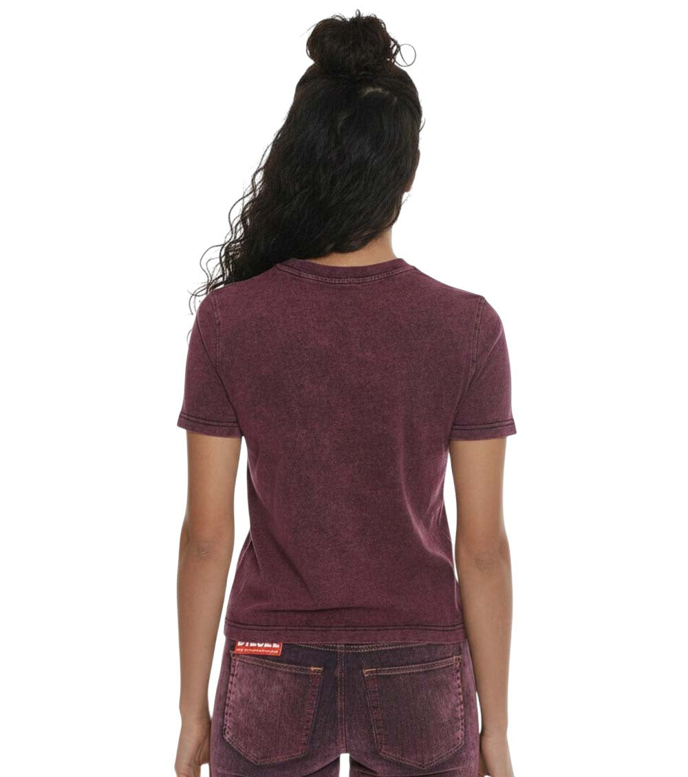 Maroon Graphic Crew Neck T-Shirt 2