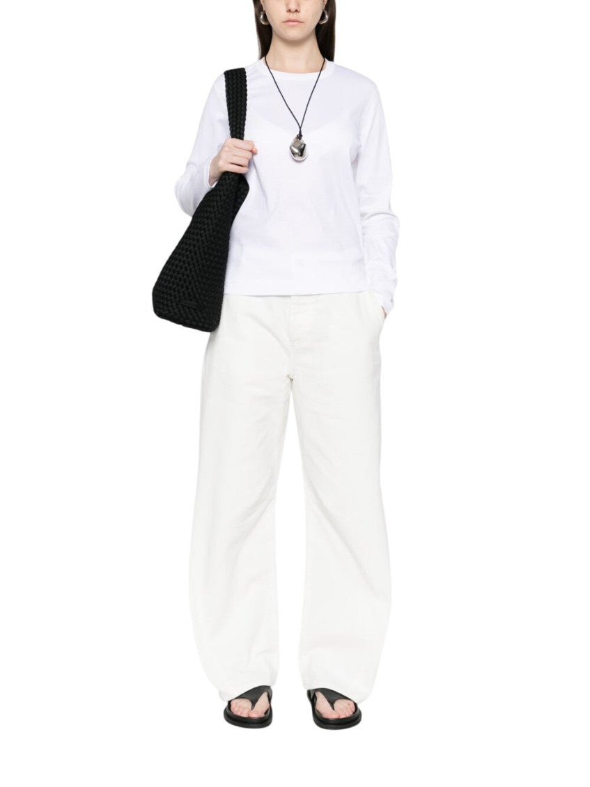White Crew Neck T-Shirt 1