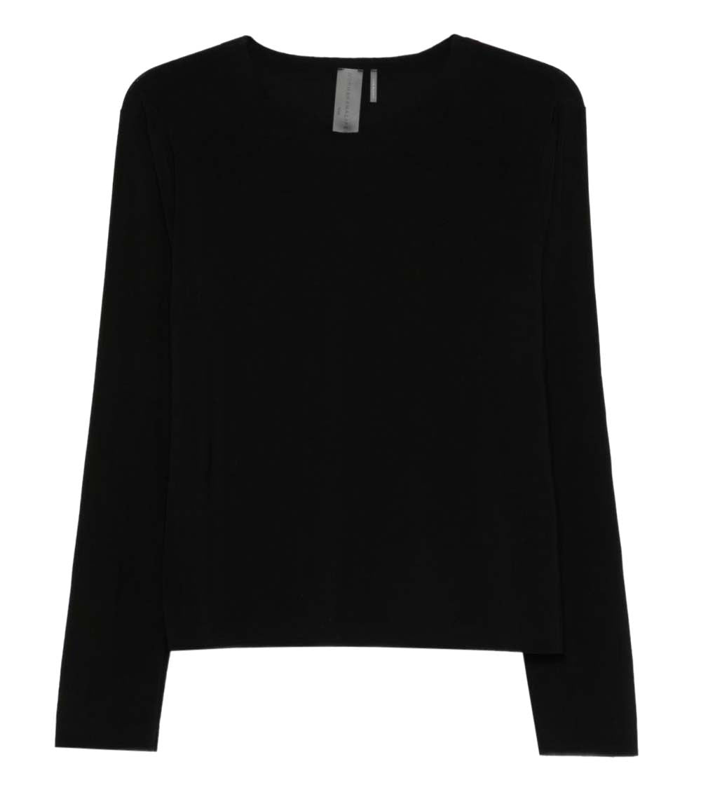 Black Round Neck T-Shirt 1