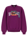 Purple Crew Neck Sweatshirt 1
