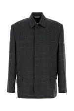 Dark Grey Check Blazer 1