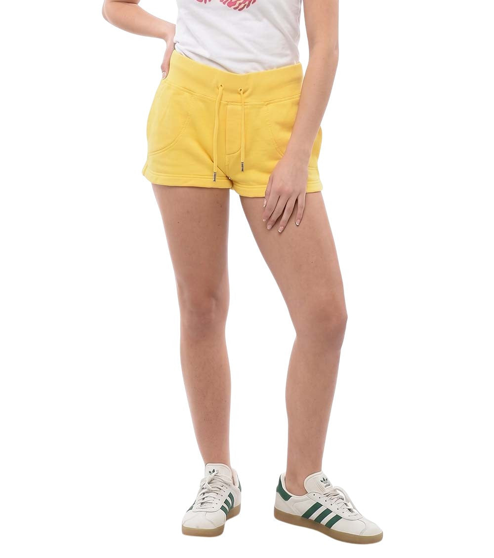Yellow Solid Shorts 1
