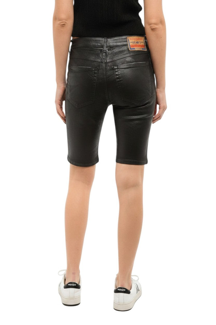 Black Solid Shorts 2
