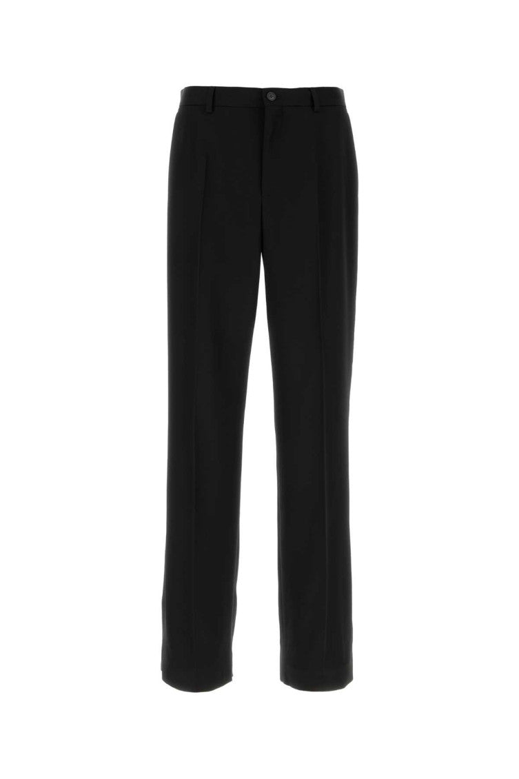 Black Flat Front Pants 1