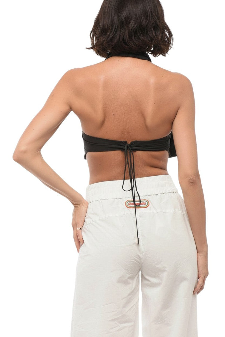 Black Halter Neck Top 2