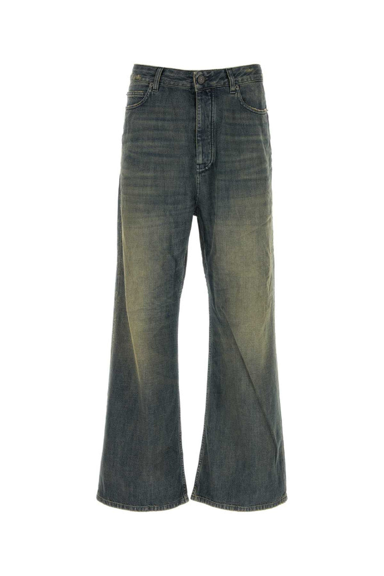 Blue Mid Rise Jeans 1