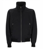 Black Mock Collar Jacket 1