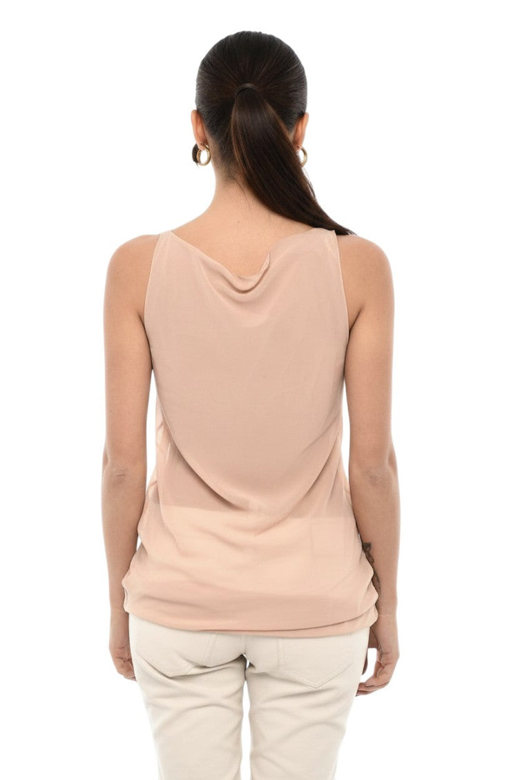 Pink Scoop Neck Top 2
