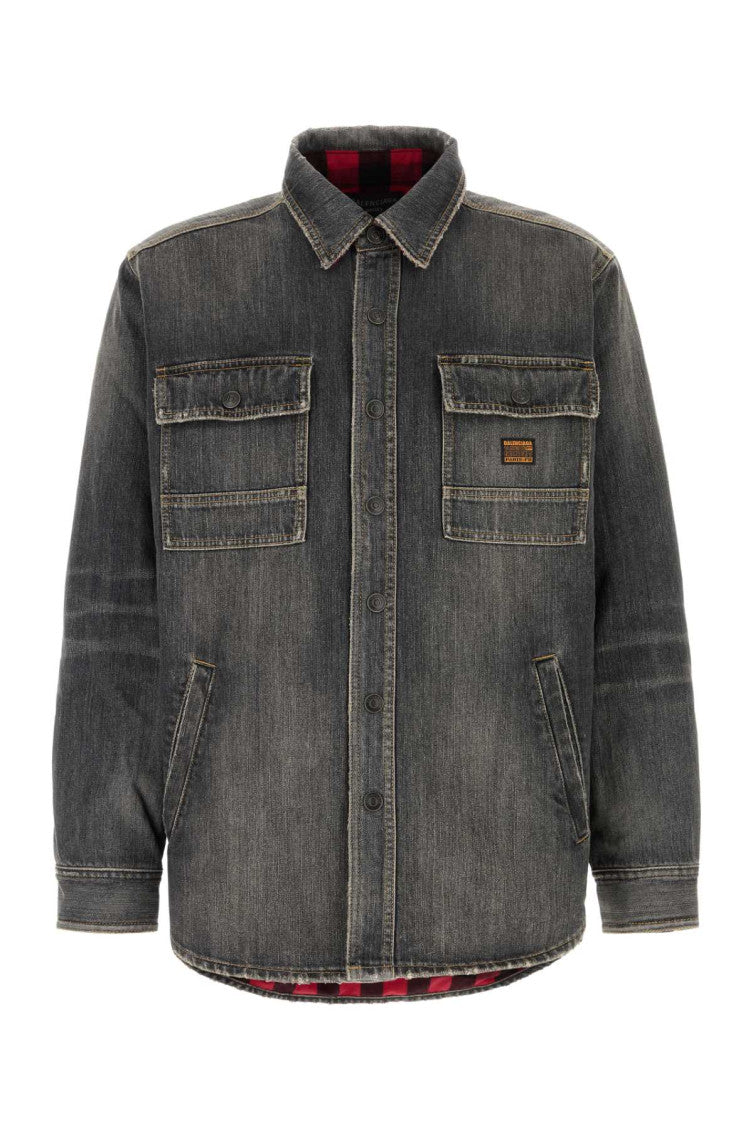 Dark Grey Shirt Jacket 1