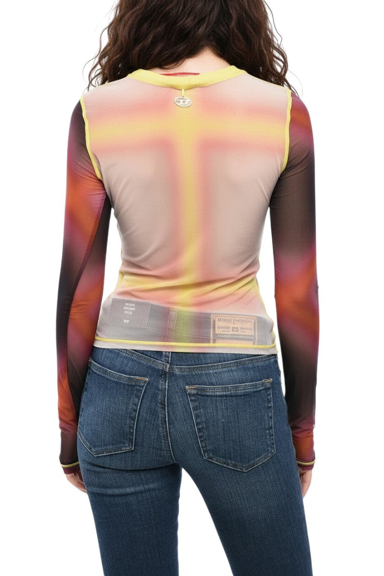 Multicolor Floral Crew Neck Top 2