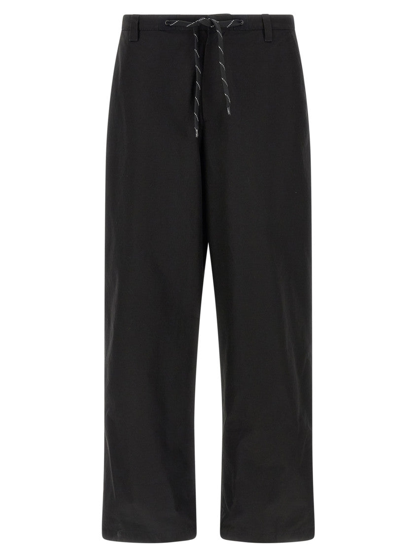 Black Drawstring Chino Pants 1