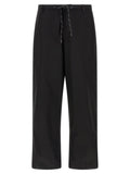 Black Drawstring Chino Pants 1