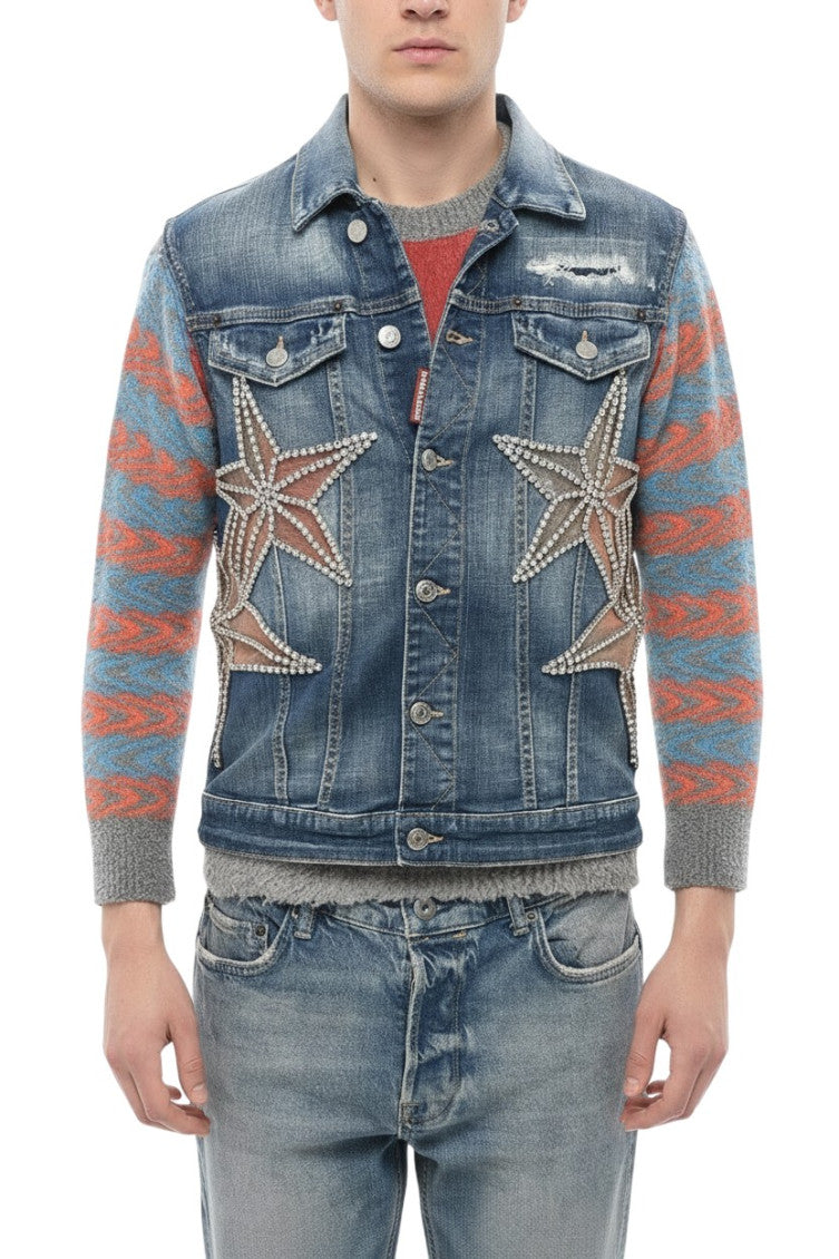 Navy Blue Denim Jacket 1
