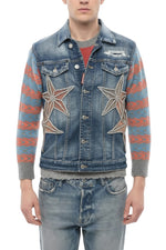 Navy Blue Denim Jacket 1