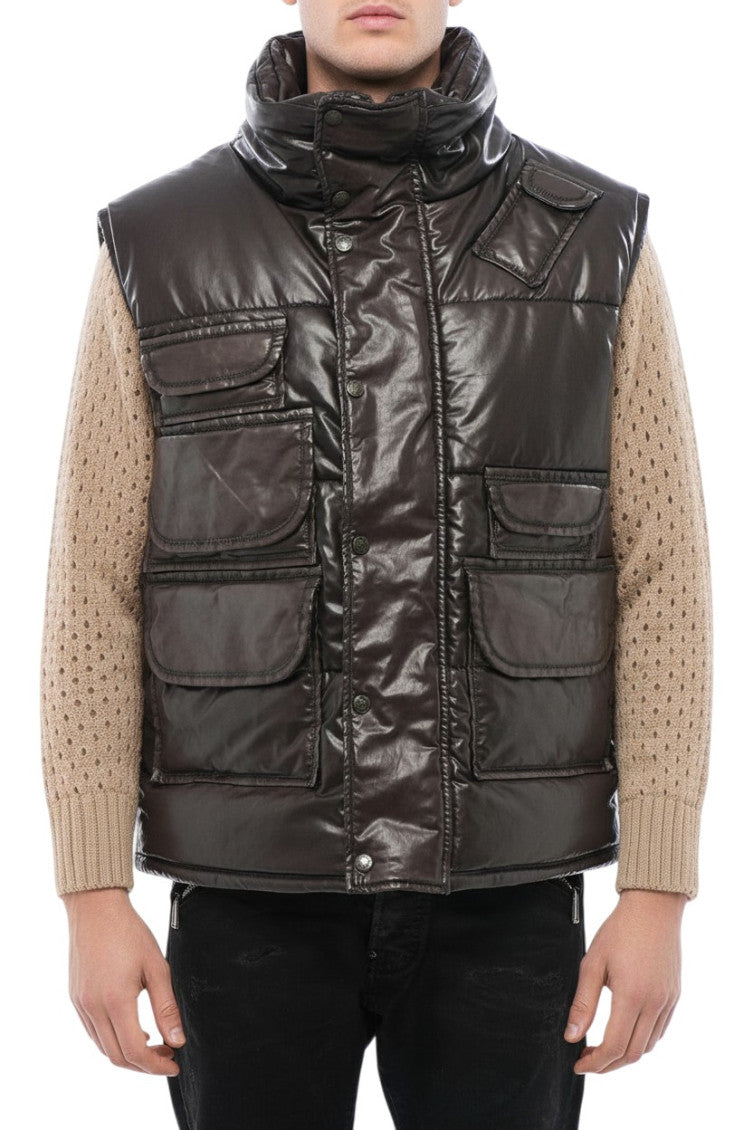 Brown Regular Solid Jacket 1