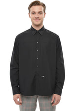 Black Regular Solid Shirt 1