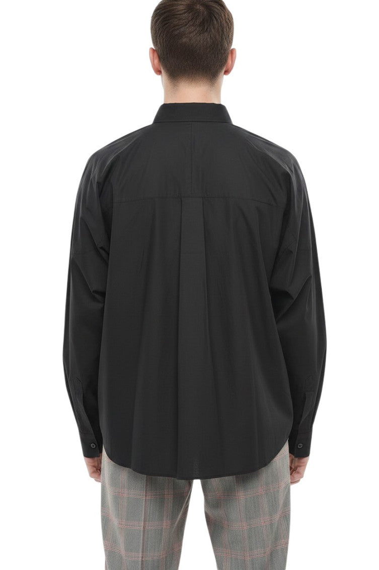 Black Regular Solid Shirt 2