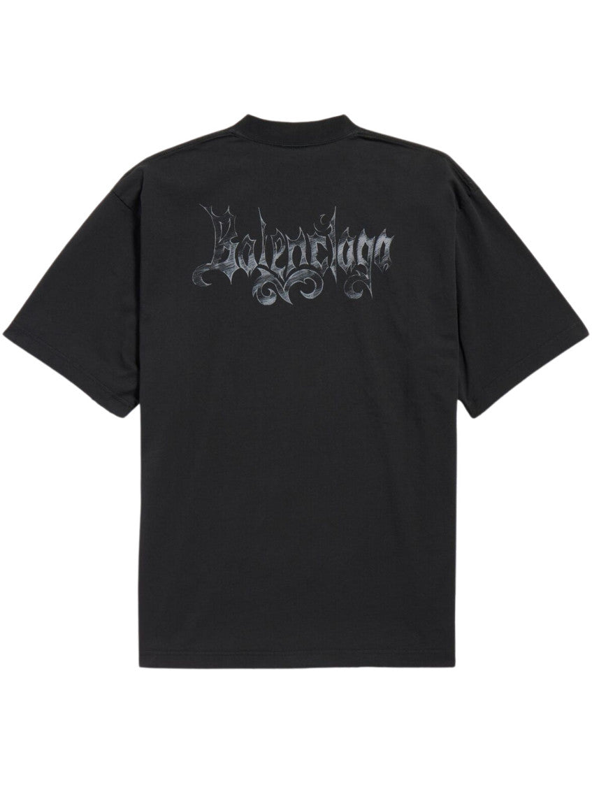 Black Crew Neck T-Shirt 2